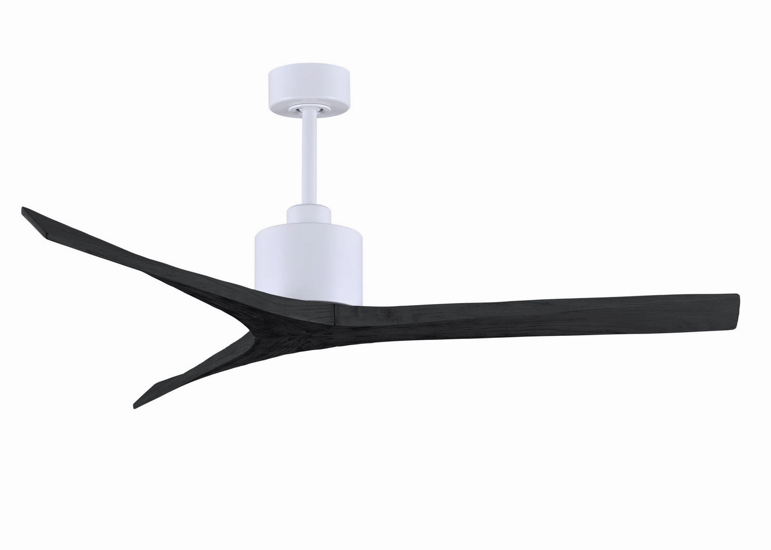 Mollywood 60"Ceiling Fan Matte White energy-efficient medium fans with remote