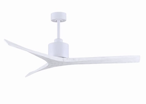 Mollywood 60"Ceiling Fan Matte White medium electric fans for multi-room use