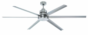 Mondo 72 72"Ceiling Fan Brushed Polished Nickel medium size fans for home ventilation