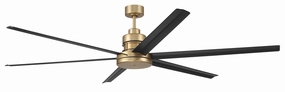Mondo 72 72"Ceiling Fan Satin Brass versatile medium fans for any space