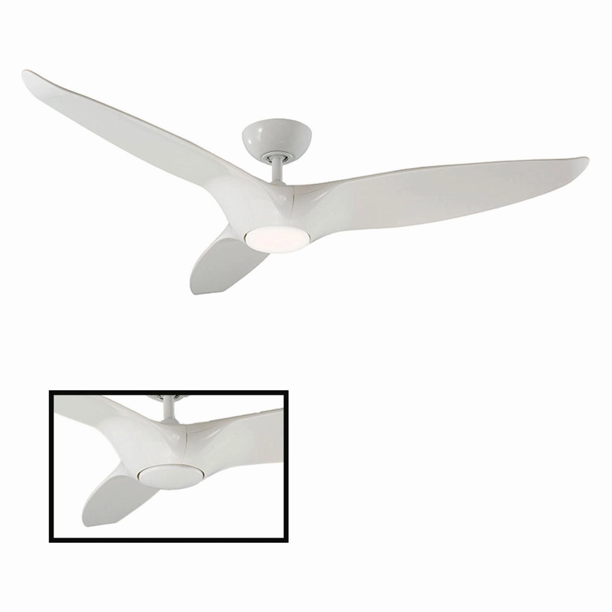 Morpheus III Indoor/Outdoor 3-Blade 60" Smart Ceiling Fan with LED Light Kit