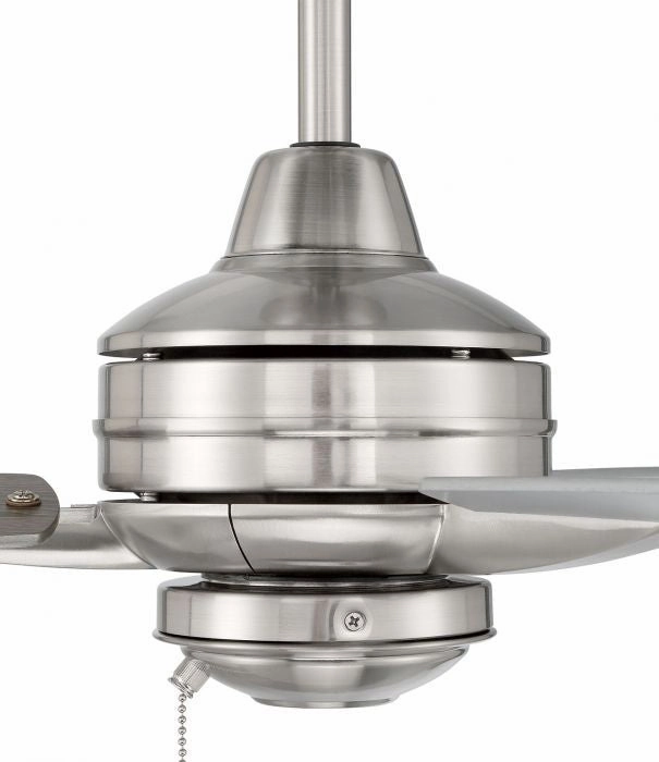 Moto 52"Ceiling Fan Brushed Polished Nickel