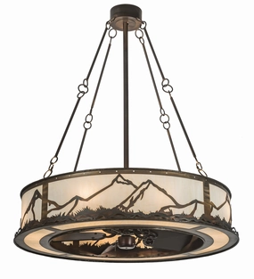 Mountain Range 16 Light Chandel-Air decorative fandeliers with lights