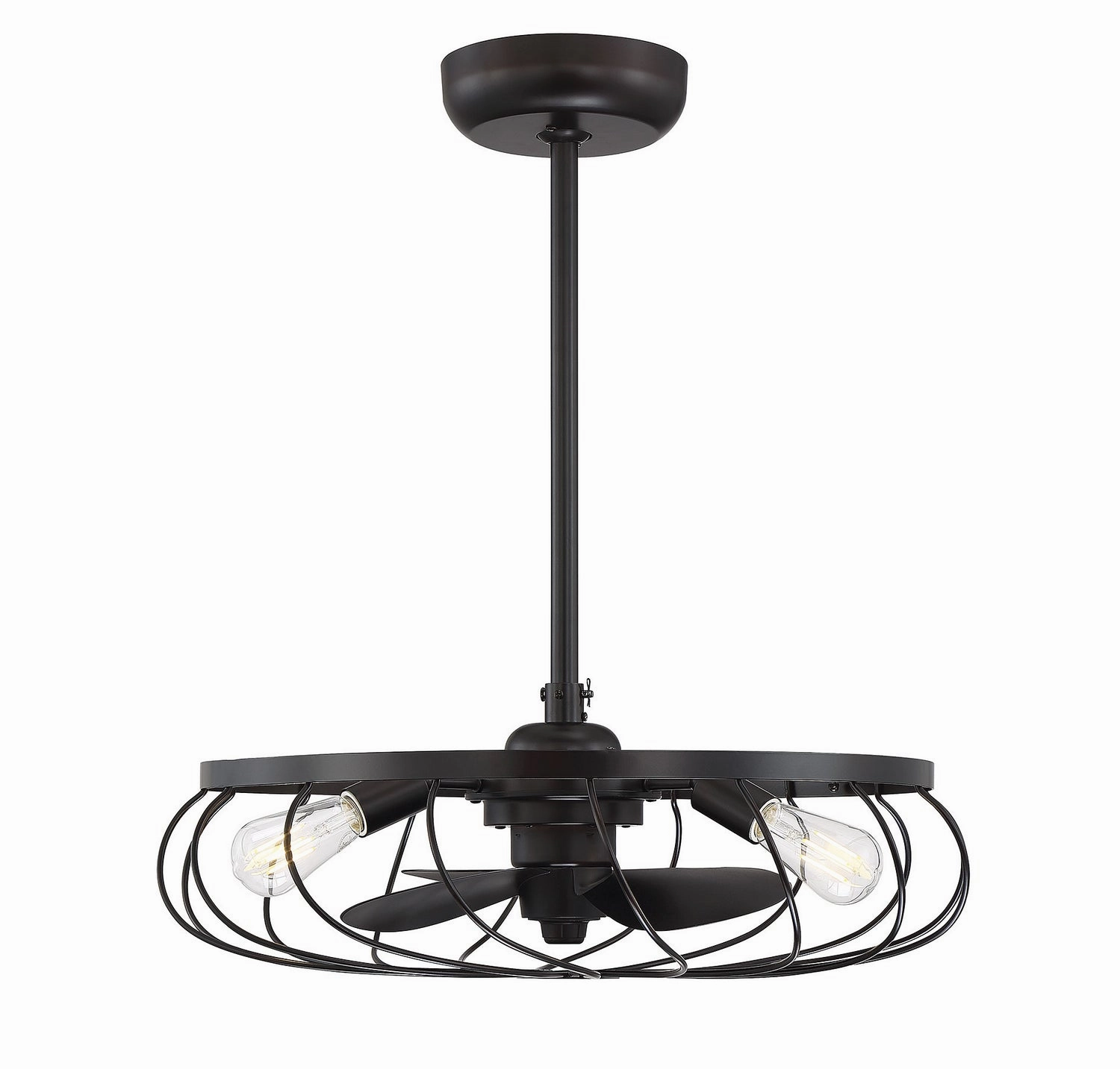 Moutd Three Light Fan D'lier Oil Rubbed Bronze