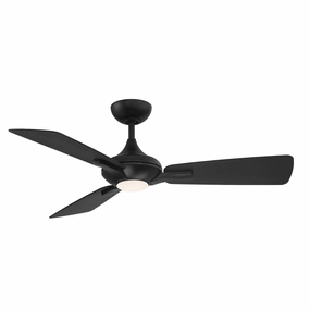Mykonos 52"Ceiling Fan Matte Black versatile medium fans for any space