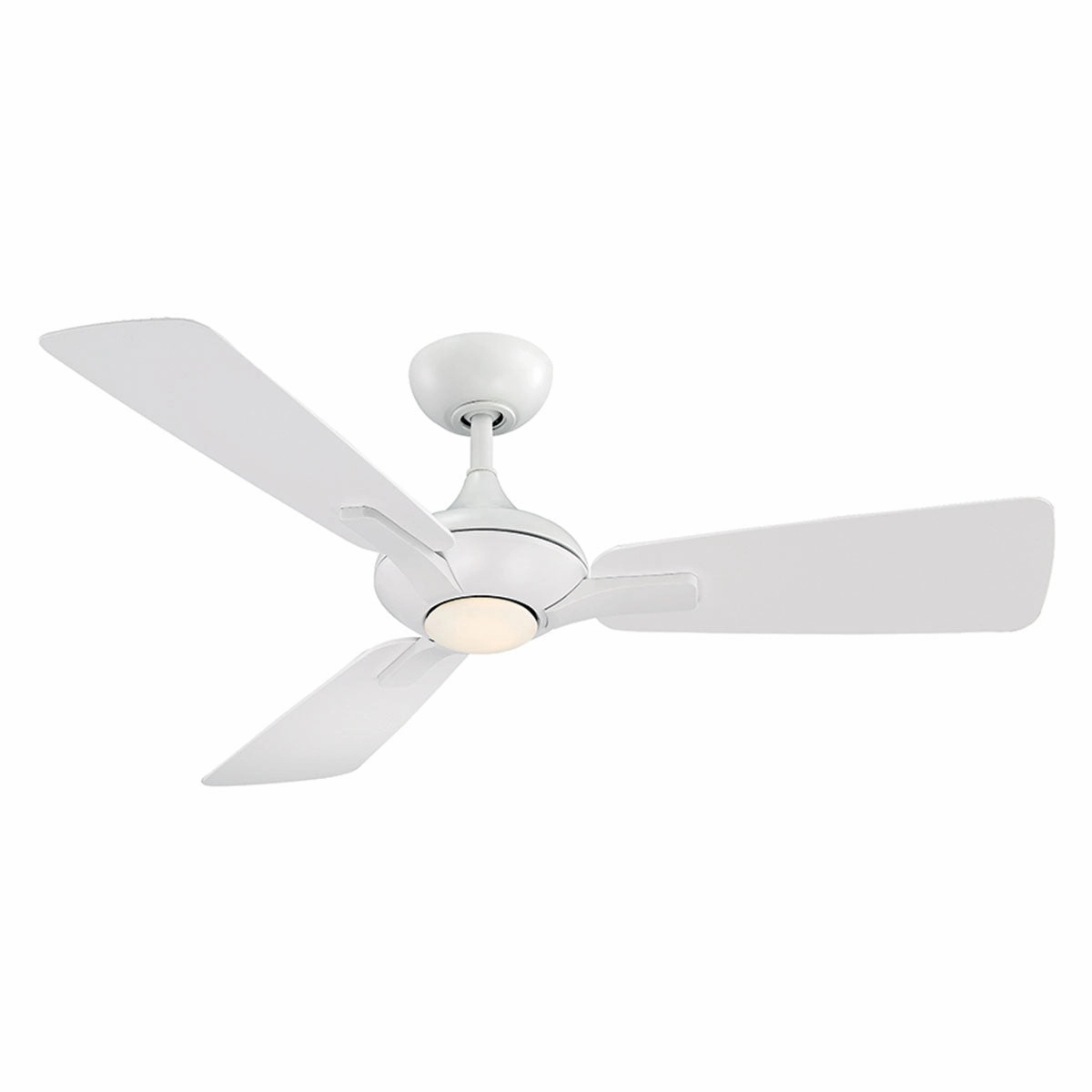 Mykonos 52"Ceiling Fan Matte White mini handheld fan for personal travel use