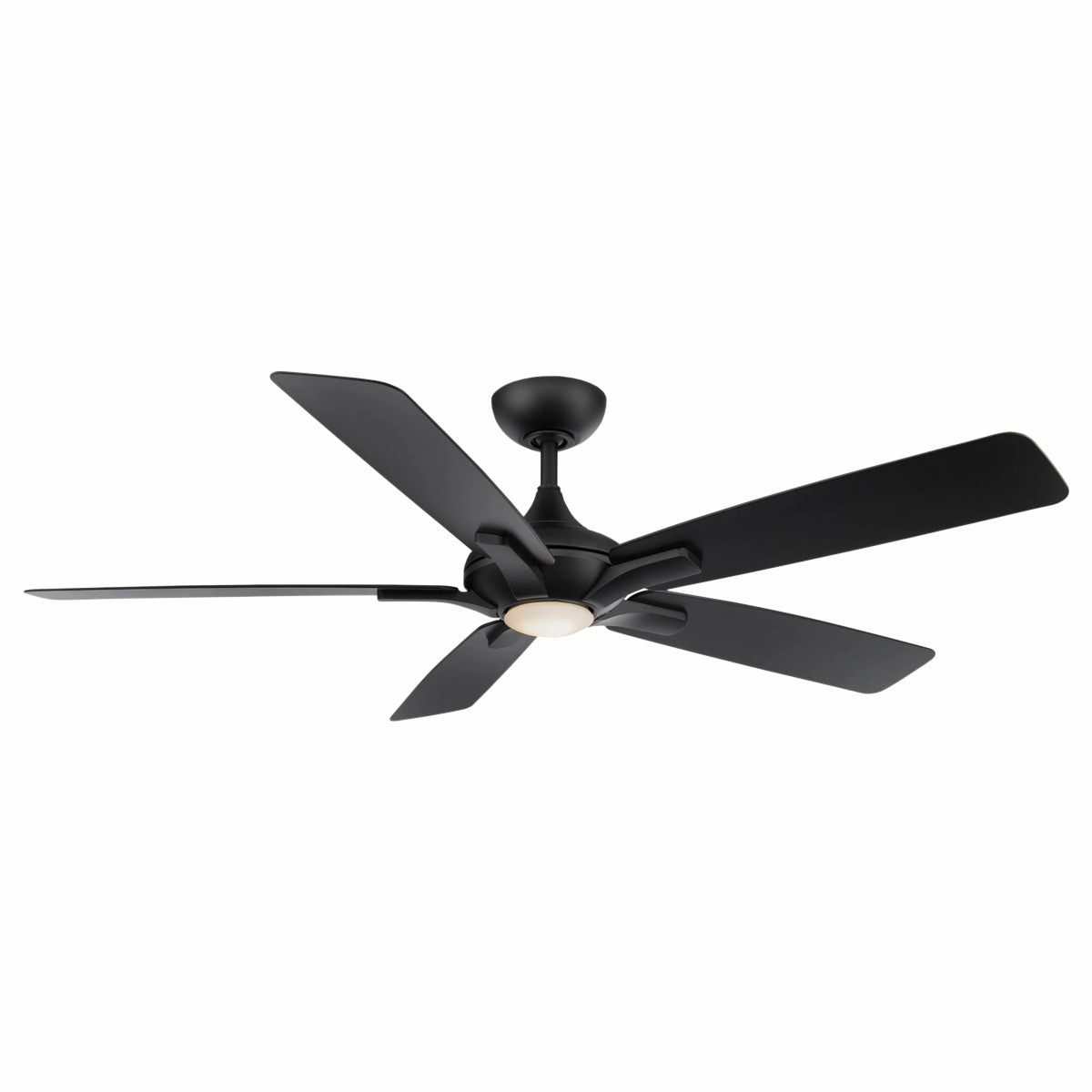 Mykonos 5 60"Ceiling Fan Matte Black oscillating medium fans with strong airflow
