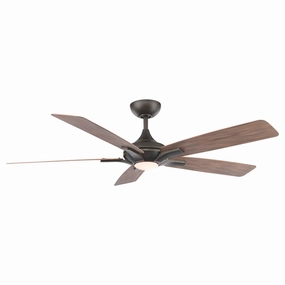 Mykonos 5 60"Ceiling Fan Oil Rubbed Bronze/Barn Wood home cooling fans in medium size