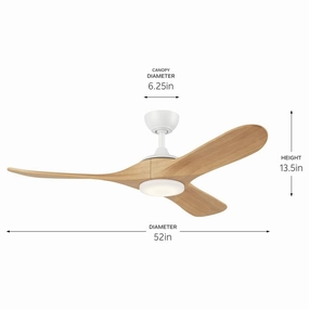 Mylo 52" Ceiling Fan quiet ceiling fans with remote control