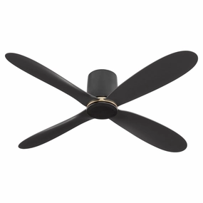 Myriad 56"Ceiling Fan Black portable medium fans with handle design