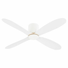 Myriad 56"Ceiling Fan White compact medium fans for desks and counters