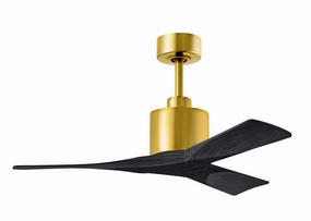 Nan 42"Ceiling Fan Brushed Brass small electric fans for personal cooling