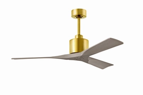 Nan 52"Ceiling Fan Brushed Brass affordable medium fans for summer