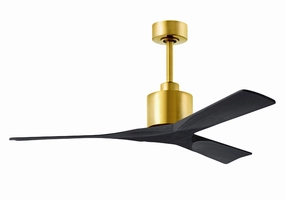 Nan 52"Ceiling Fan Brushed Brass medium size fans for home ventilation
