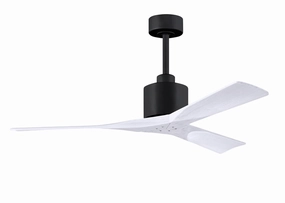 Nan 52"Ceiling Fan Matte Black affordable medium fans for summer