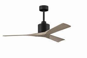 Nan 52"Ceiling Fan Matte Black stylish medium fans for contemporary homes