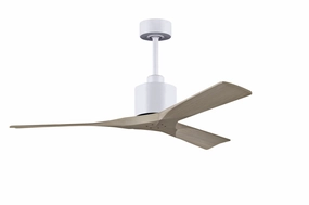 Nan 52"Ceiling Fan Matte White modern medium fans for everyday cooling