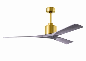 Nan 60"Ceiling Fan Brushed Brass medium size fans for home ventilation
