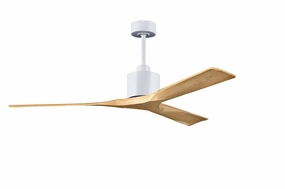 Nan 60"Ceiling Fan Matte White portable medium fans with handle design