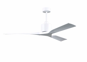 Nan 60"Ceiling Fan Matte White oscillating medium fans with strong airflow