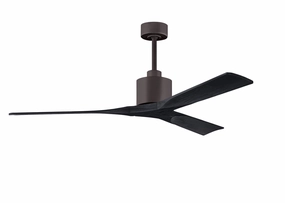 Nan 60"Ceiling Fan Textured Bronze modern medium fans for everyday cooling