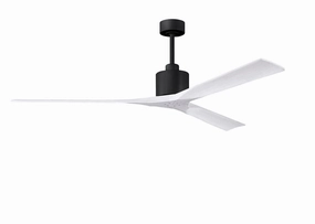 Nan XL 72"Ceiling Fan Matte Black compact medium fans for desks and counters