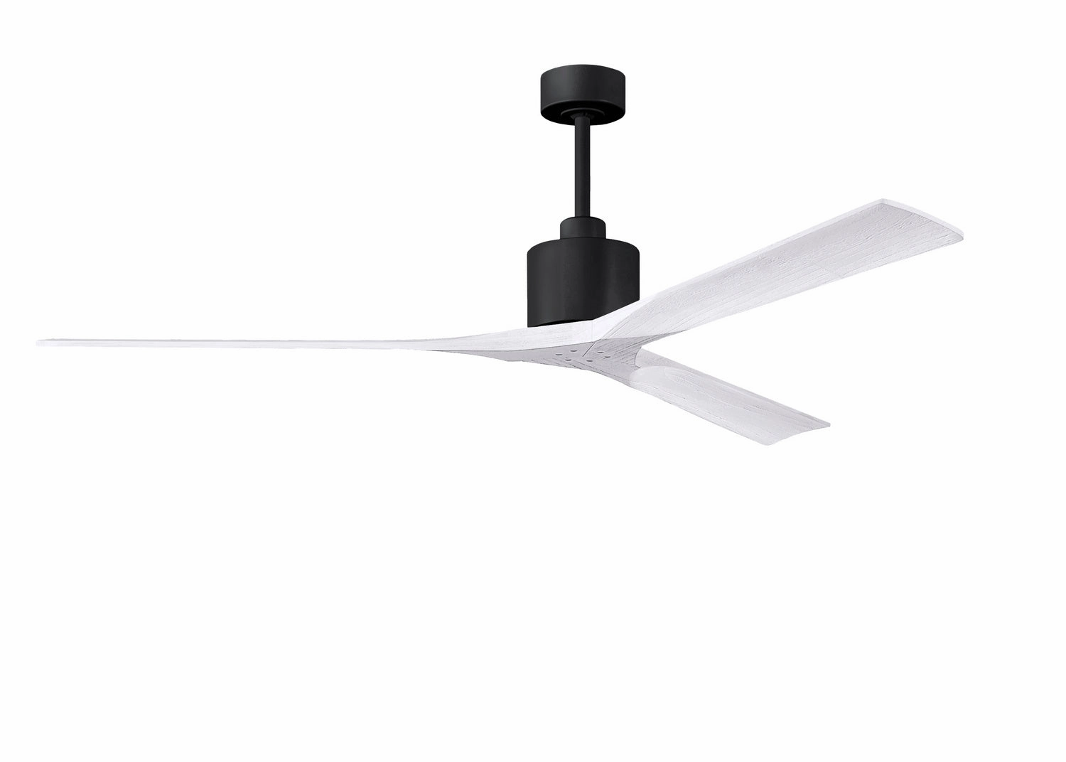 Nan XL 72"Ceiling Fan Matte Black compact medium fans for desks and counters
