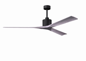 Nan XL 72"Ceiling Fan Matte Black medium size fans for home ventilation