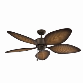 Nani 56"Ceiling Fan Satin Natural Bronze compact medium fans for desks and counters
