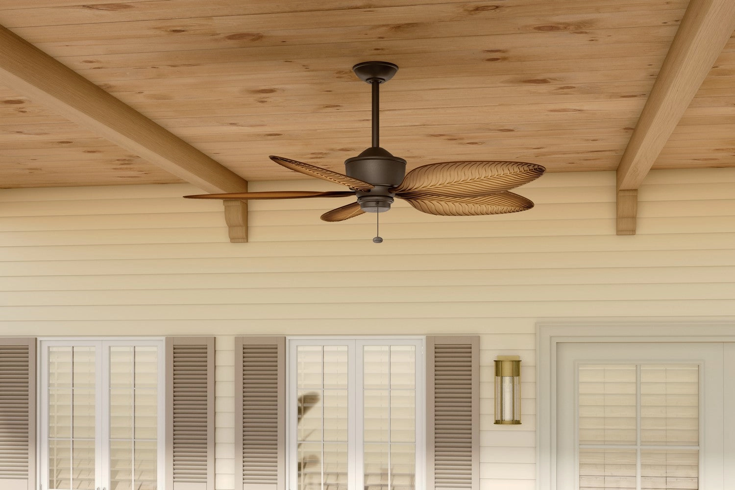 Nani 56"Ceiling Fan Satin Natural Bronze