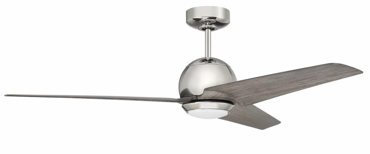 Nate 52"Ceiling Fan Polished Nickel mini handheld fan for personal travel use