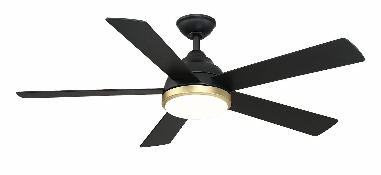Neopolis 52"Ceiling Fan Matte Black