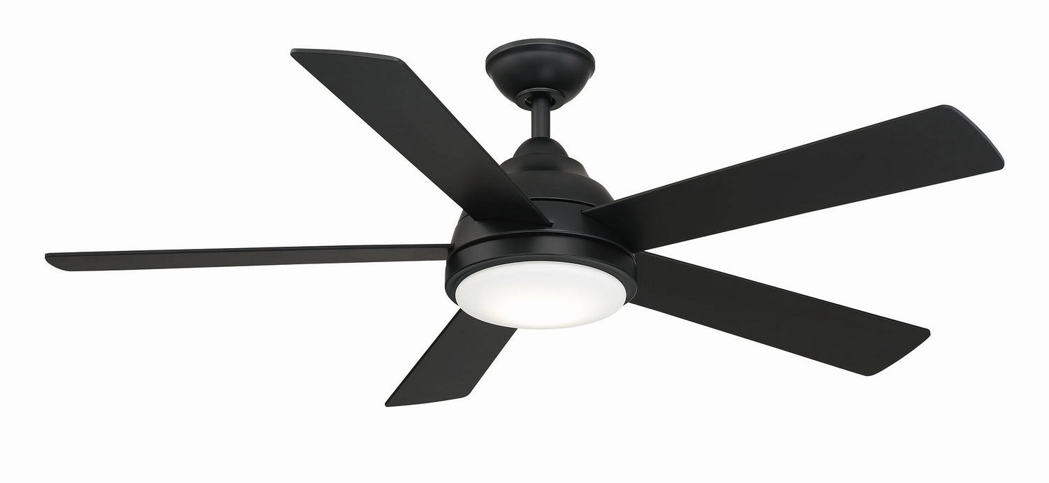 Neopolis 52"Ceiling Fan Matte Black quiet medium fans for living room use