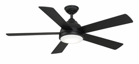 Neopolis 52"Ceiling Fan Matte Black quiet medium fans for living room use