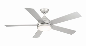 Neopolis 52"Ceiling Fan Painted Brushed Nickel portable medium fans with handle design