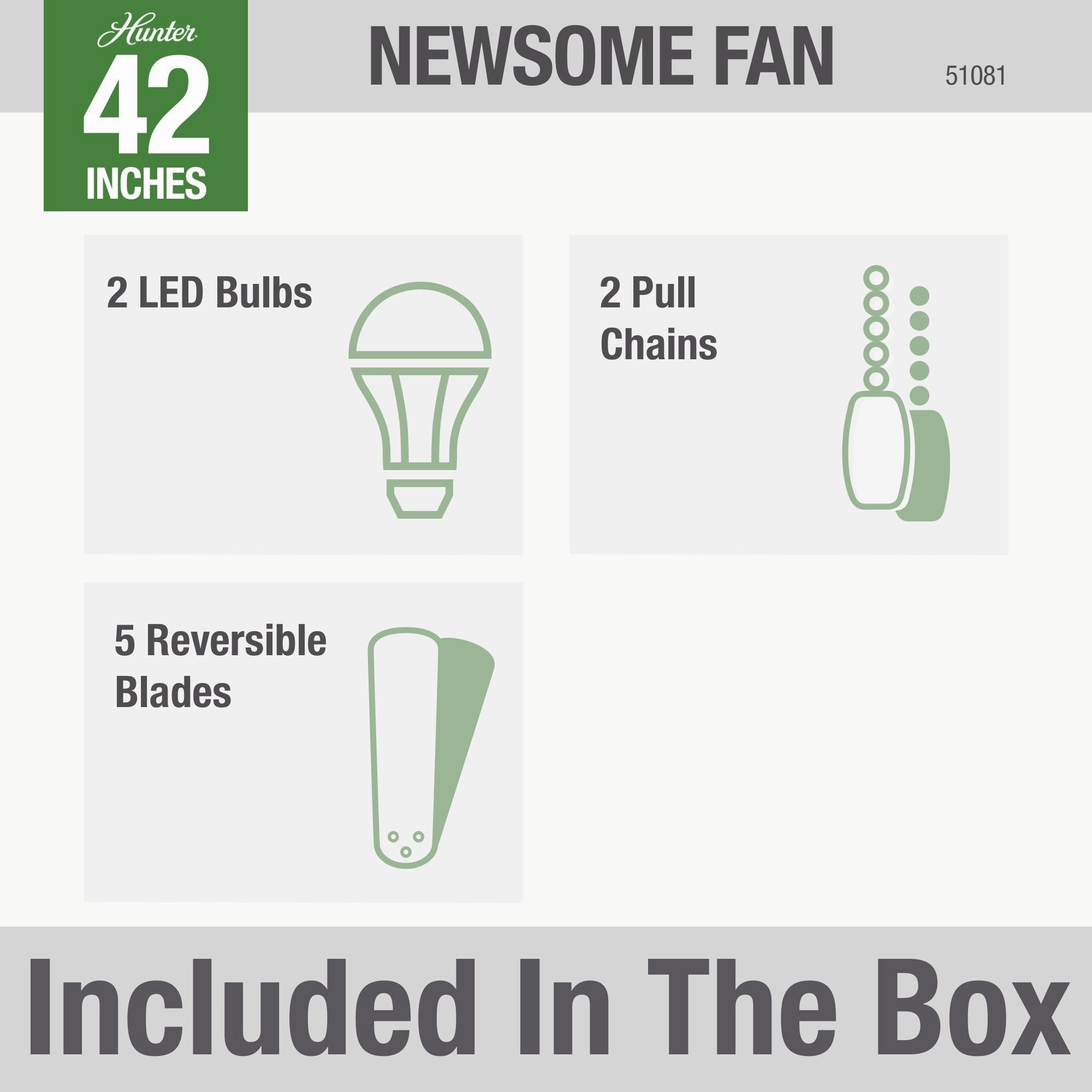 Newsome 42"Ceiling Fan Premier Bronze