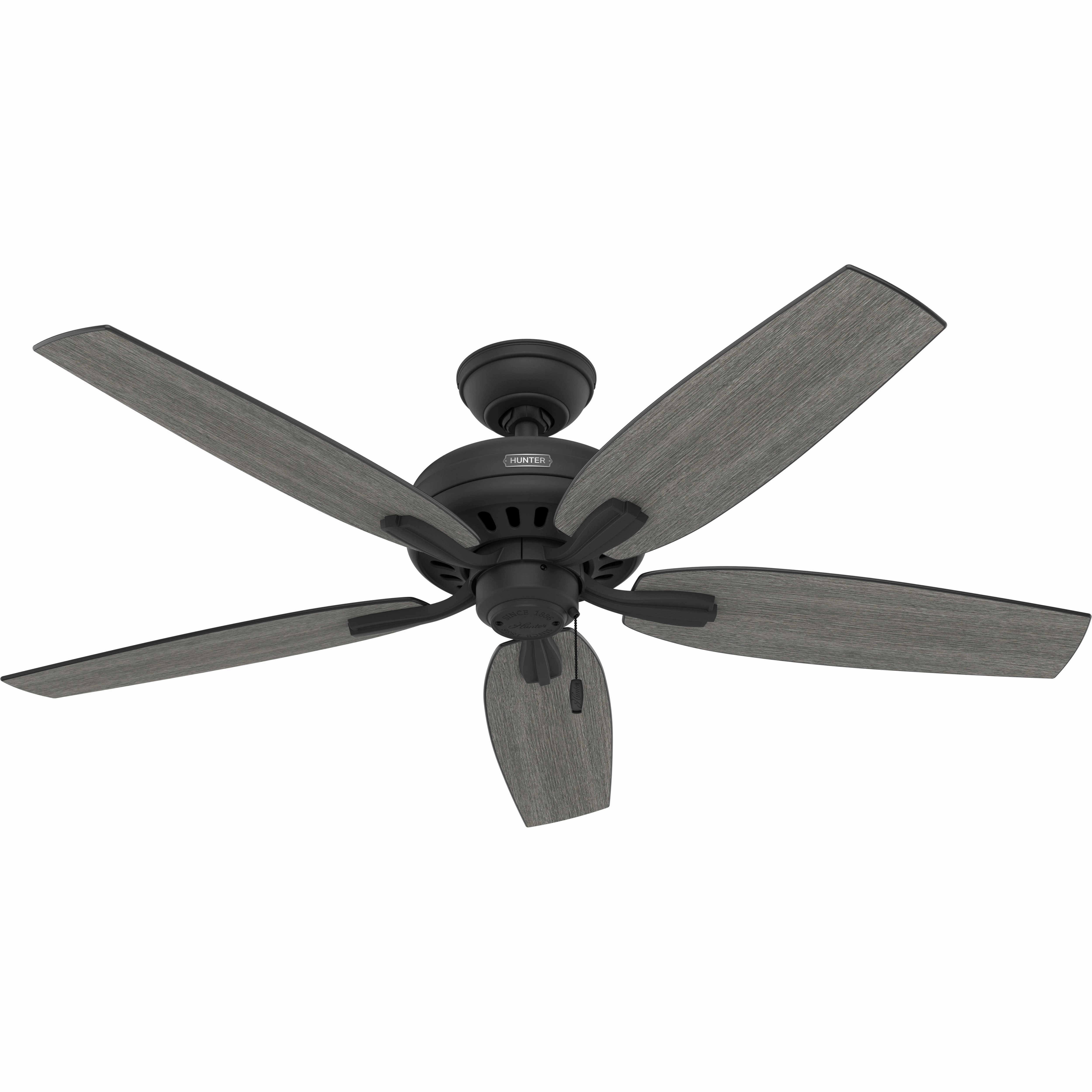 Newsome 52"Ceiling Fan Matte Black