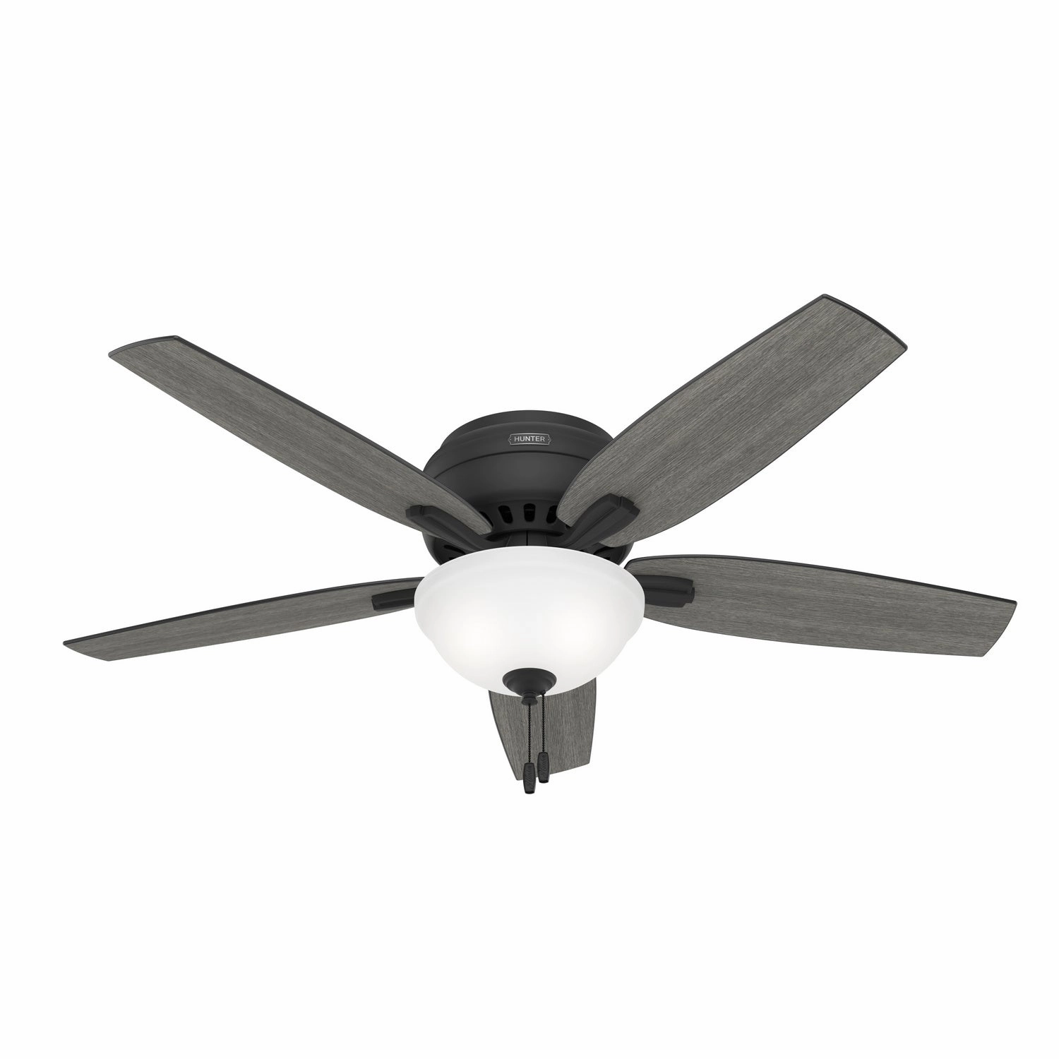 Newsome 52"Ceiling Fan Matte Black portable medium fans with handle design