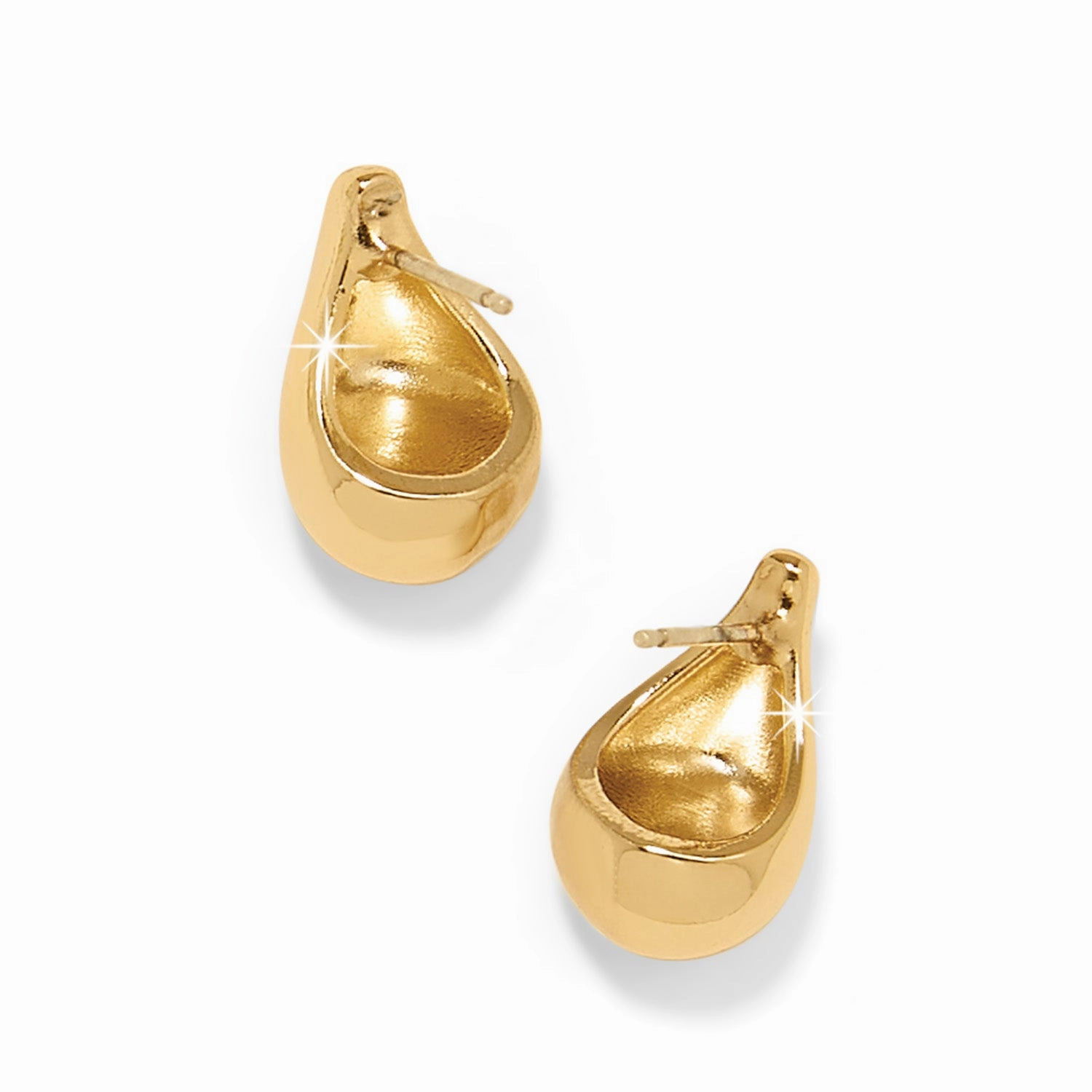 Nile Petite Post Earrings Gold