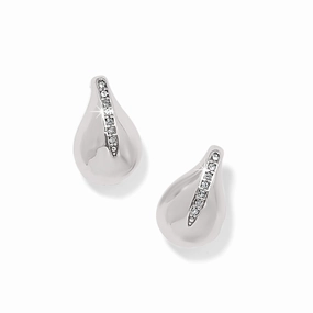 Nile Petite Post Earrings Silver