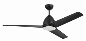 Nitro 54"Ceiling Fan Flat Black home cooling fans in medium size