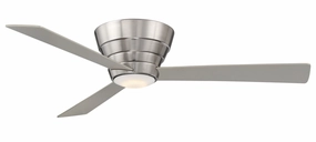 Niva 54"Ceiling Fan Stainless Steel space-saving huggers with modern style