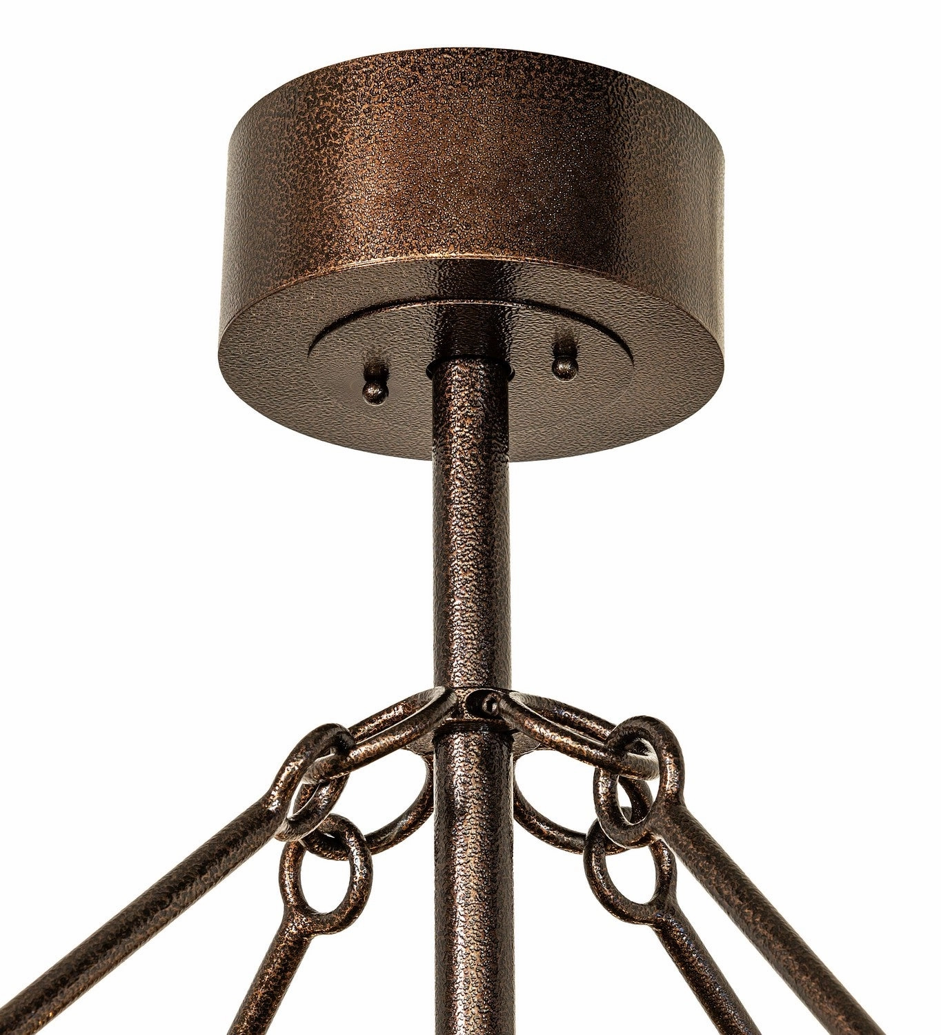 Oak Leaf 12 Light Chandel-Air Copper Vein