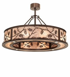 Oak Leaf 12 Light Pendant Copper Vein decorative fandeliers with lights