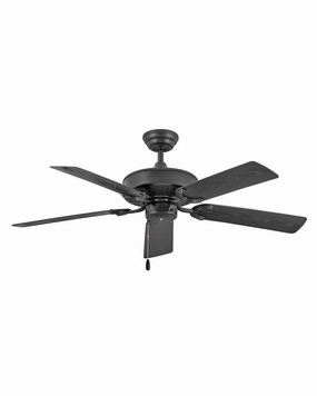 Oasis 52"Ceiling Fan Matte Black medium size fans for home ventilation