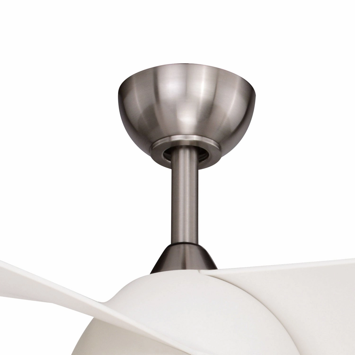 Odell 52"Ceiling Fan Brushed Nickel and Matte White