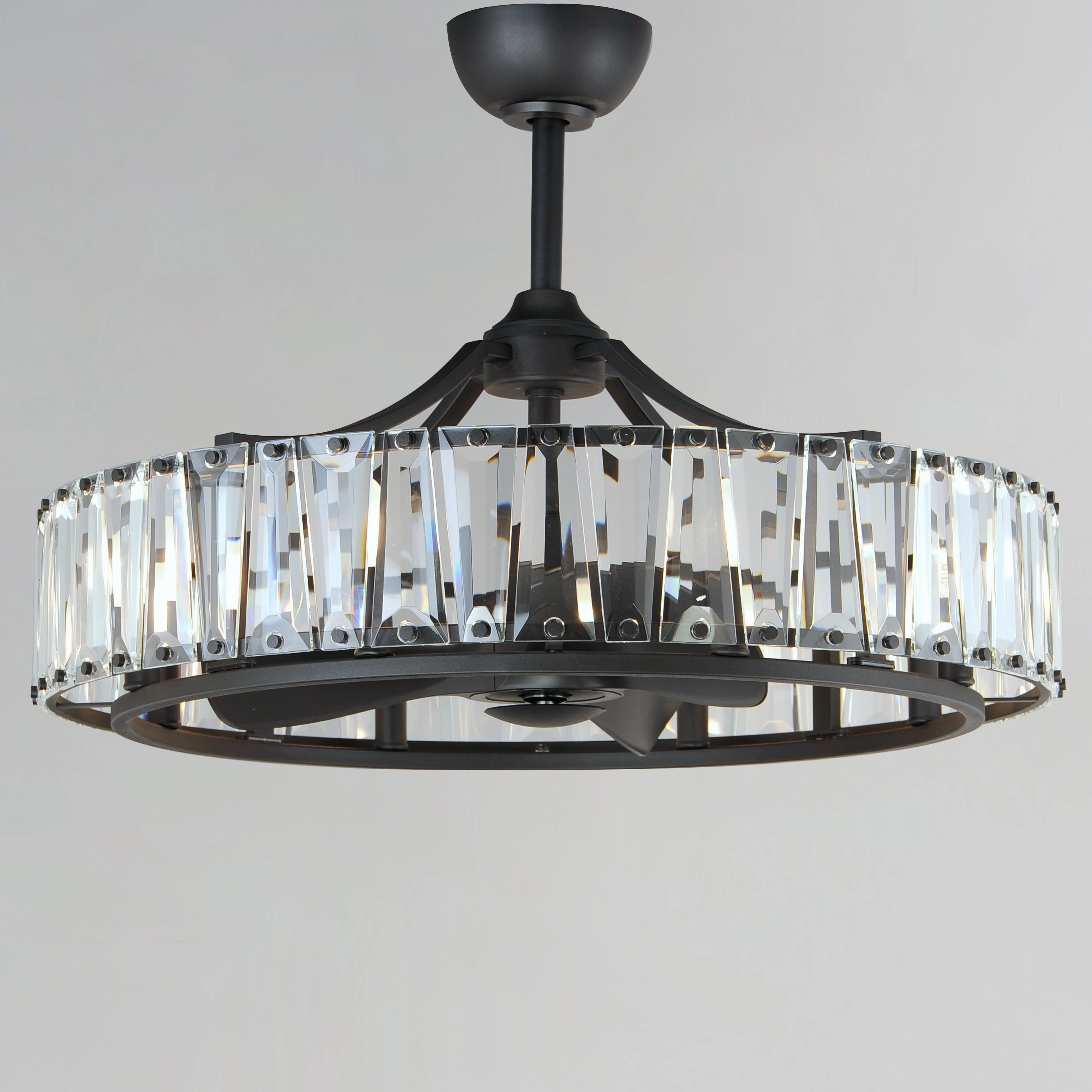 Odeon LED Fandelight Black