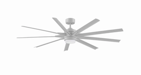 Odyn Custom Motor Matte White quiet medium fans for living room use
