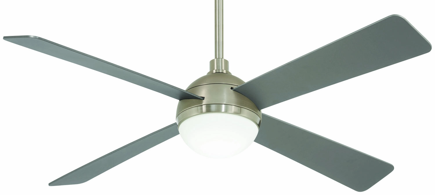 Orb Led 54" Ceiling Fan Brushed Steel W/ Brushed Nicke affordable medium fans for summer