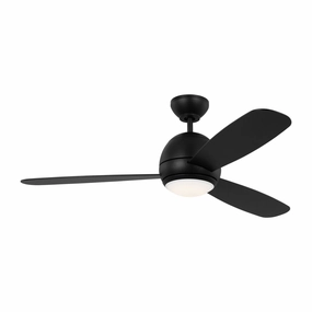 Orbis 52" Ceiling Fan Midnight Black versatile medium fans for any space